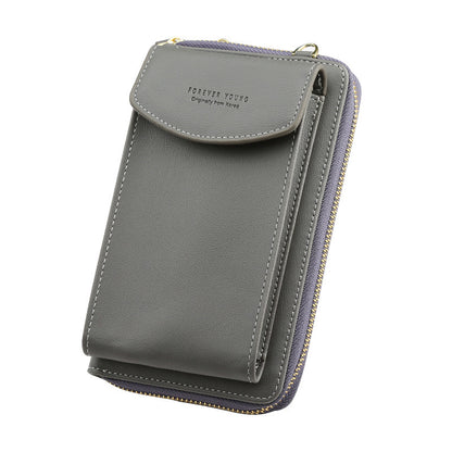 Large Capacity Ladies Wallet Gray