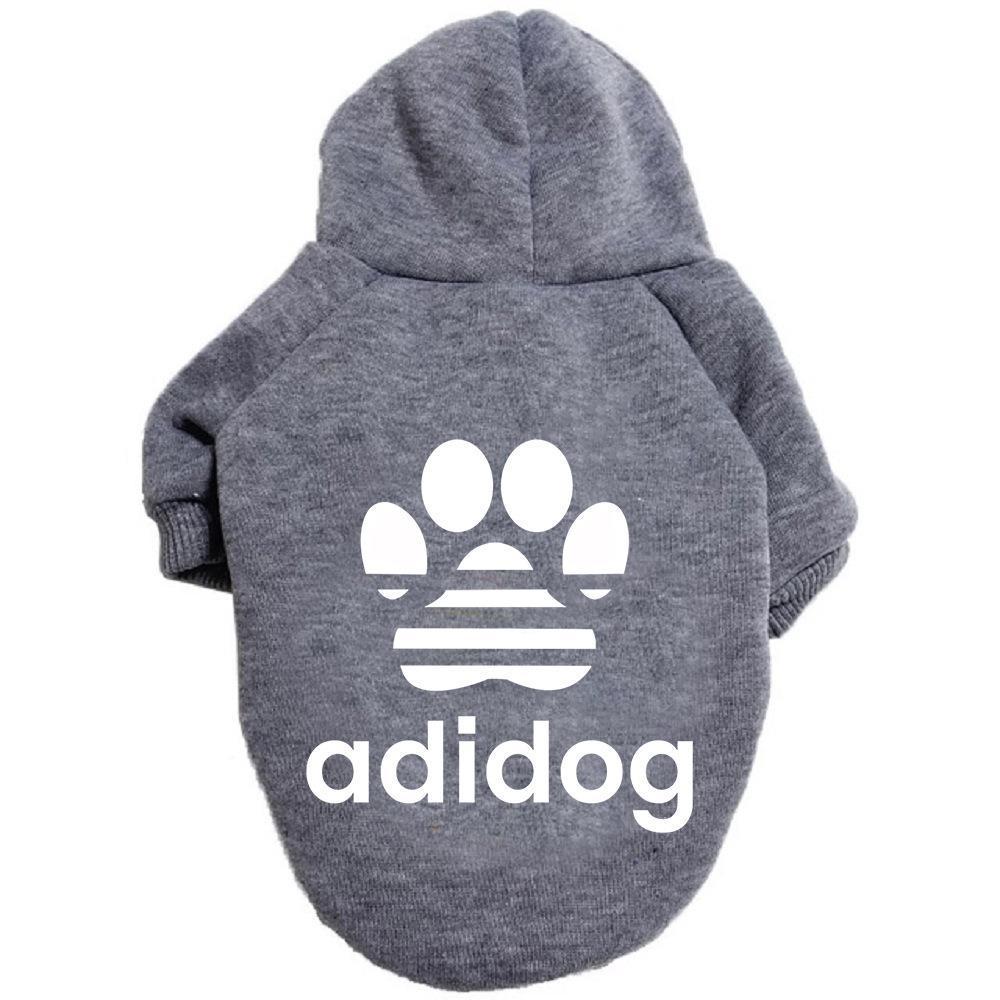 Comfortable pet clothing with Adidog design