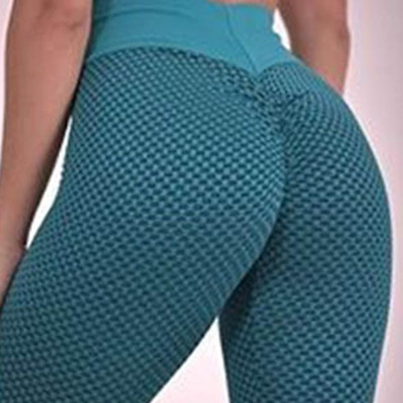 Women's hip-lifting yoga pants with sculpting design