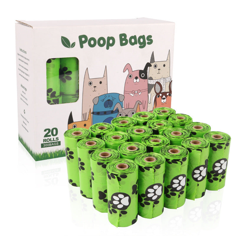 Biodegradable pet waste bags - 20 Rolls