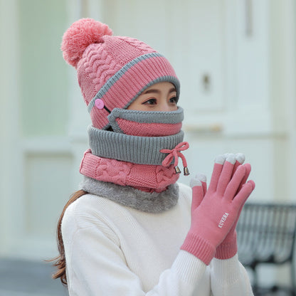 Cozy winter beanie with velvet lining