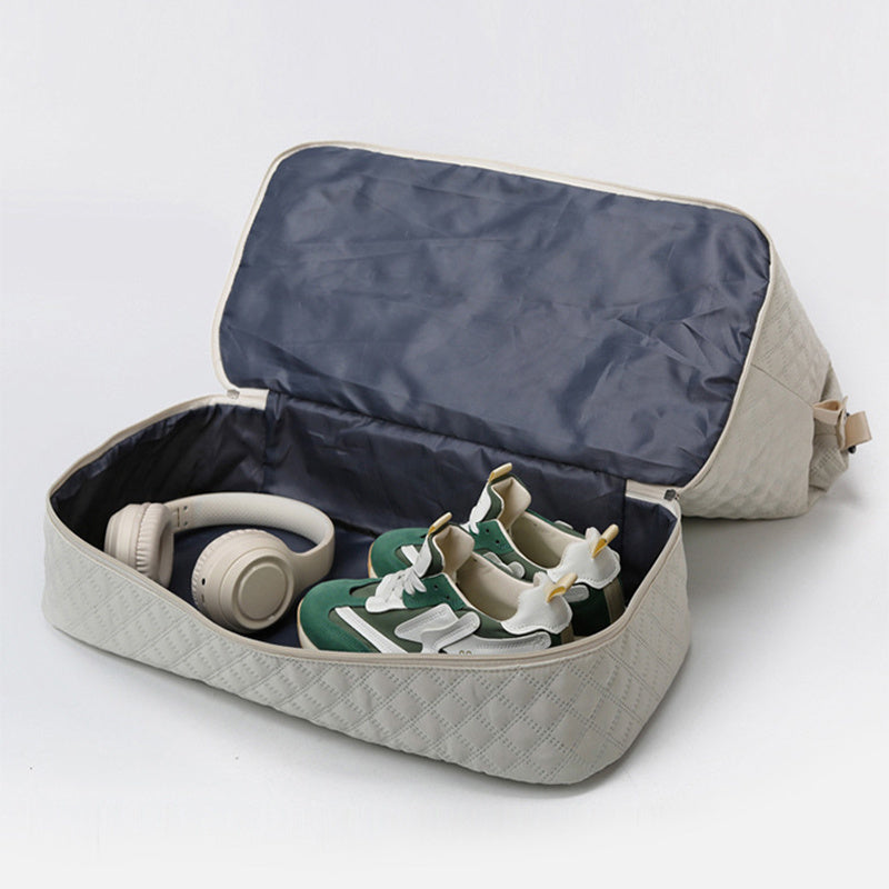 Large capacity totes travel duffle bag with dry and wet separation