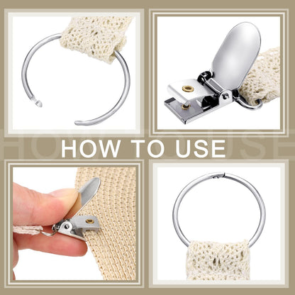 Portable travel hat and shawl clip how to use