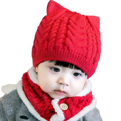 Cozy winter beanie for kids with velvet lining