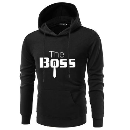 Casual sweater for couples The Boss Front