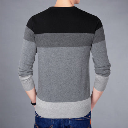 Men’s slim fit cotton knit sweater