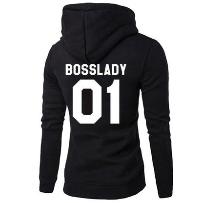 Matching couple hoodie casual sweater Boss Lady 01