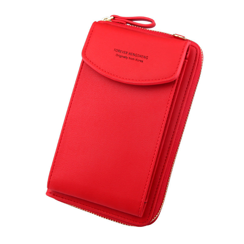 Large Capacity Ladies Wallet Red