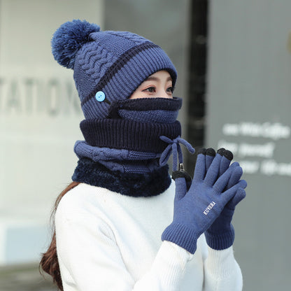 Cozy winter beanie with velvet lining