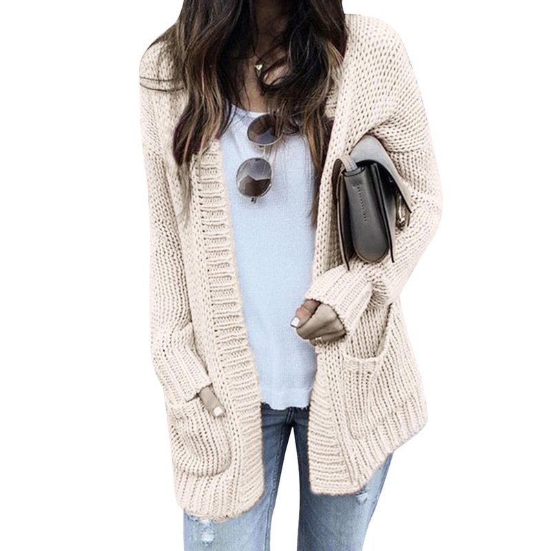 Long sleeve cardigan sweater for women