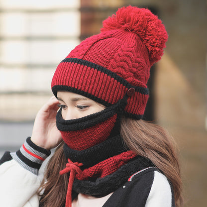 Cozy winter beanie with velvet lining