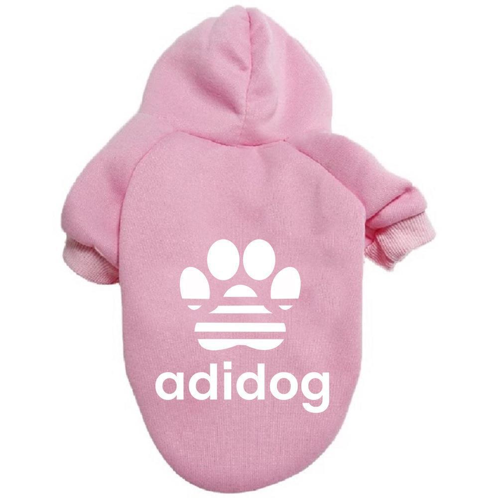 Comfortable pet clothing with Adidog design