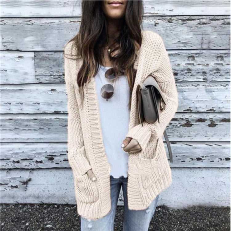 Long sleeve cardigan sweater for women