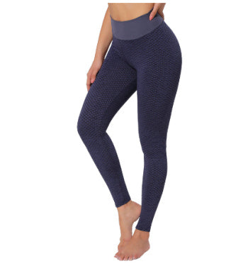 Women's hip-lifting yoga pants with sculpting design