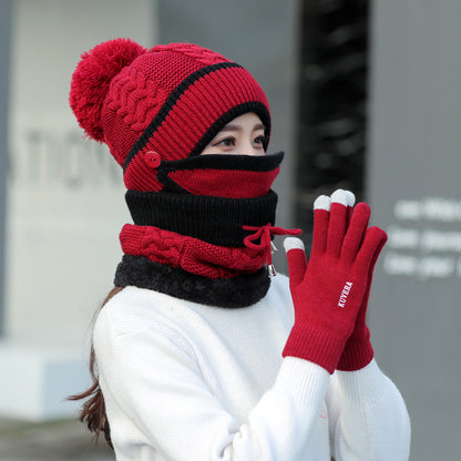 Cozy winter beanie with velvet lining