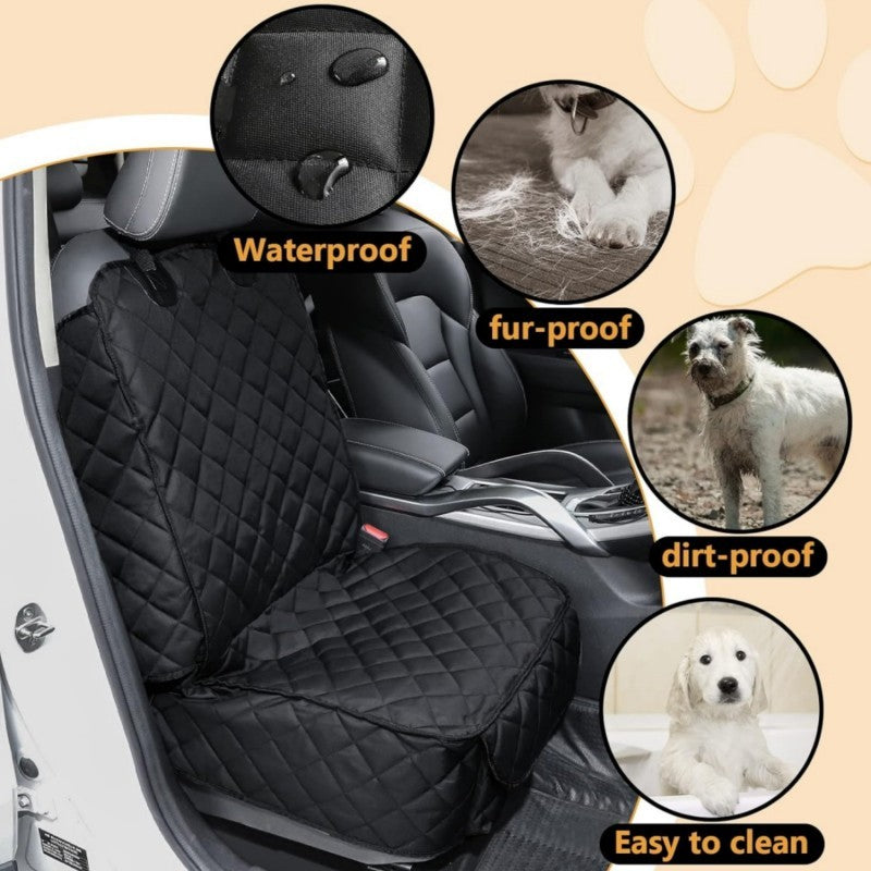 Scratch-proof and non-slip pet car seat protector