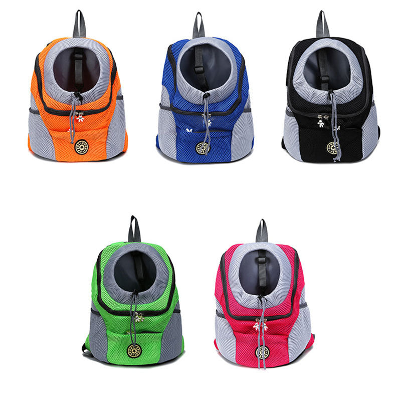 Breathable pet backpack for dogs color options