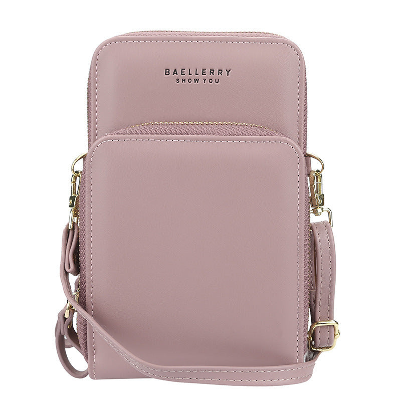 Fashion crossbody phone bag purple