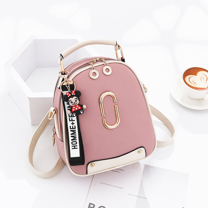 Fashionable backpacks for ladies pink