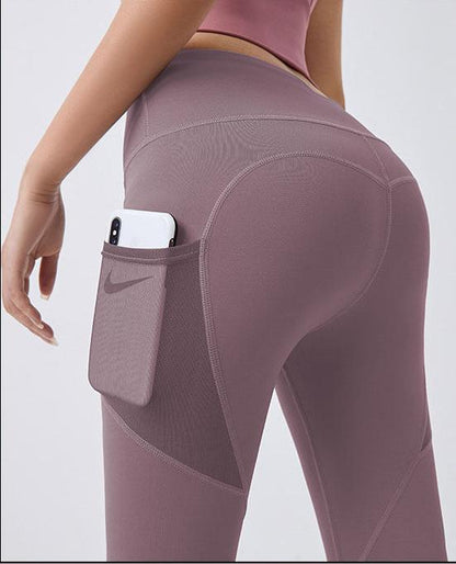 Fitness leggings with pockets_Purple