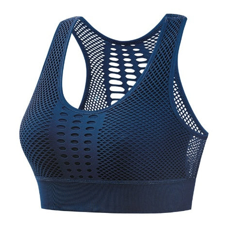 Lightweight breathable sports top Blue