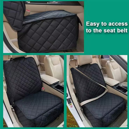 Scratch-proof and non-slip pet car seat protector