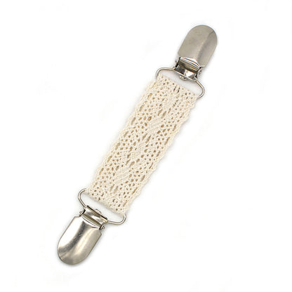 Portable travel shawl clip white