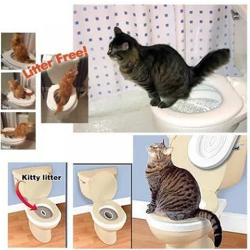 Training potty for cats with urinal design