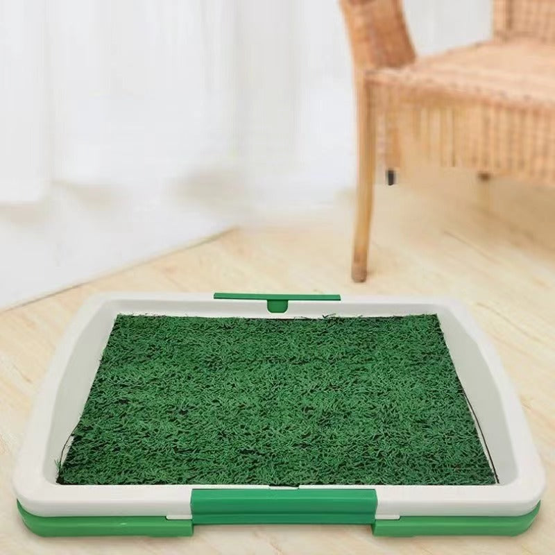 Indoor dog training tray and pet toilet